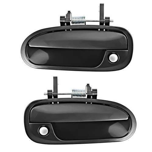 DURAFORCE Exterior Door Handle Set For 96-00 Honda Civic Primed Plastic Front Left & Right