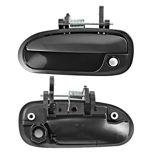 DURAFORCE Exterior Door Handle Set For 96-00 Honda Civic Primed Plastic Front Left & Right