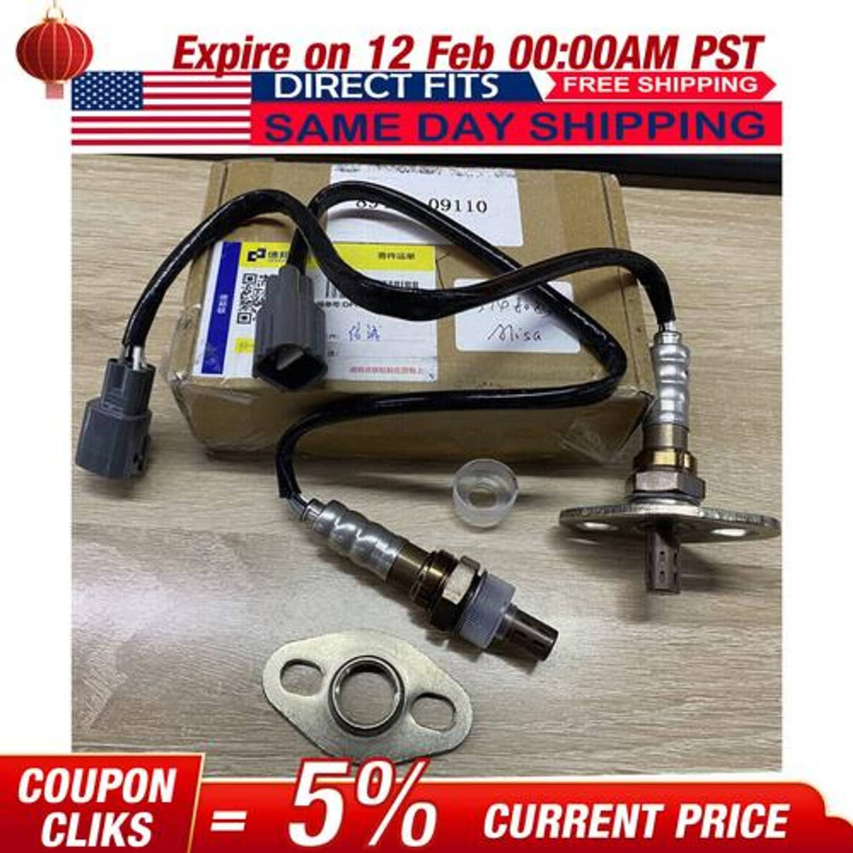 2x O2 Oxygen Sensors Downstream Fit Toyota 4Runner Pickup Tundra Tacom ...