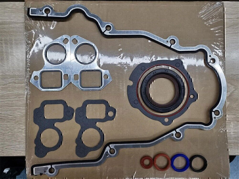 DURAFORCE Timing Chain Cover W/ Water Pump Gaskets & Main Seal For GM LS1 4.8L 5.3L 5.7L!