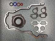DURAFORCE Timing Chain Cover W/ Water Pump Gaskets & Main Seal For GM LS1 4.8L 5.3L 5.7L!