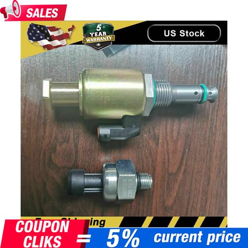 DURAFORCE ICP/IPR Fuel Pressure Regulator & Sensor For:International Navistar DT466E DT46!