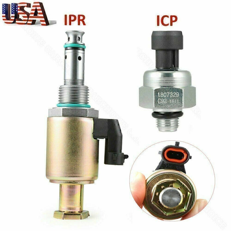 DURAFORCE ICP/IPR Fuel Pressure Regulator & Sensor For:International Navistar DT466E DT46!