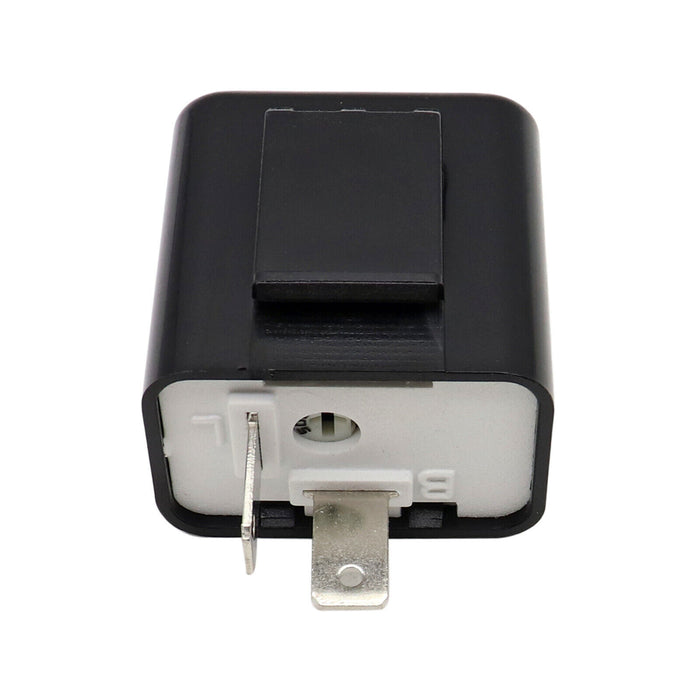 DURAFORCE 2xAdjustable LED Flasher Relay Turn Signal Blinker Light For Motorcycle 12V 2Pi*