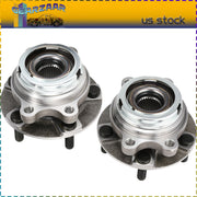 DURAFORCE 2* Front Wheel Hub Bearings Set for Nissan Altima Pathfinder Maxima Murano 3.5L