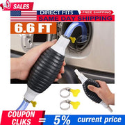 DURAFORCE For Gasoline Petrol Siphon Hand Pump Portable Manual Car Fuel Transfer Pump NEW