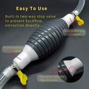 DURAFORCE For Gasoline Petrol Siphon Hand Pump Portable Manual Car Fuel Transfer Pump NEW