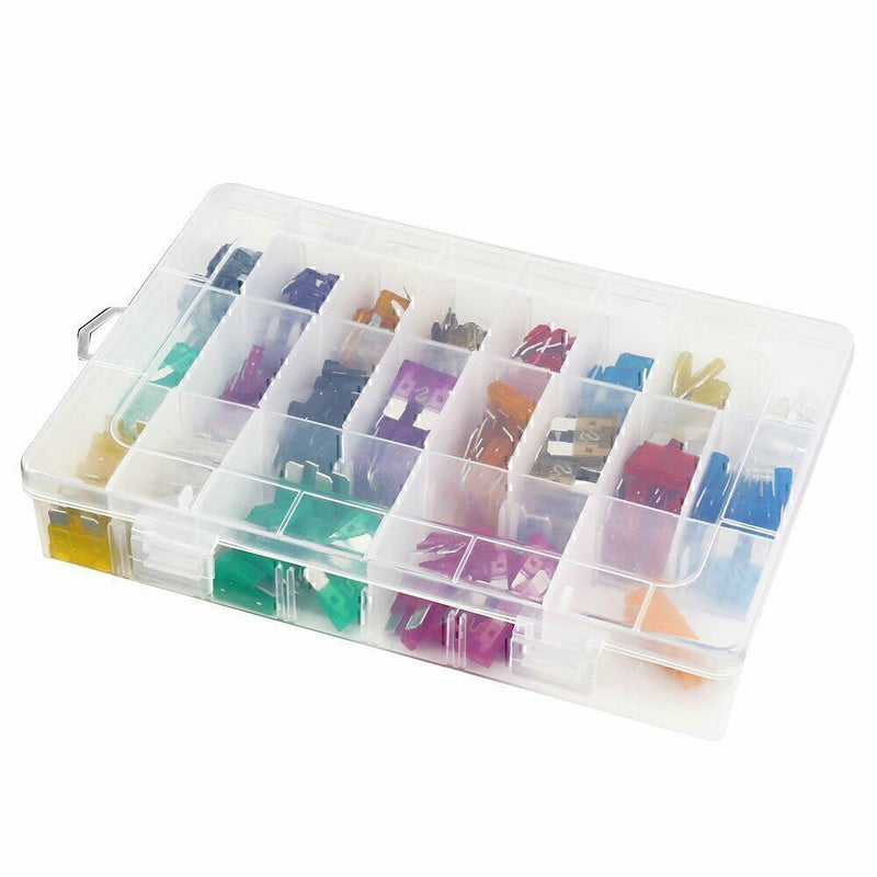 DURAFORCE 220pcs Car Blade Fuse Assortment Assorted Blade Auto Truck Automotive Parts