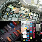 DURAFORCE 220pcs Car Blade Fuse Assortment Assorted Blade Auto Truck Automotive Parts