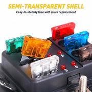 DURAFORCE 220pcs Car Blade Fuse Assortment Assorted Blade Auto Truck Automotive Parts