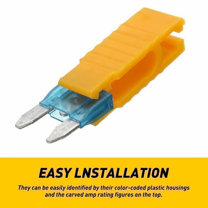 DURAFORCE 220pcs Car Blade Fuse Assortment Assorted Blade Auto Truck Automotive Parts