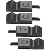 DURAFORCE 4 Fits Chevy/GMC Silverado/Sierra 07-13 Door Lock Knobs Front/Rear Ebony Black