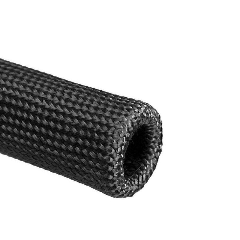 DURAFORCE 8pcs 2500° 6" Spark Plug Wire Boots Protector Sleeve Heat Shield Cover Black
