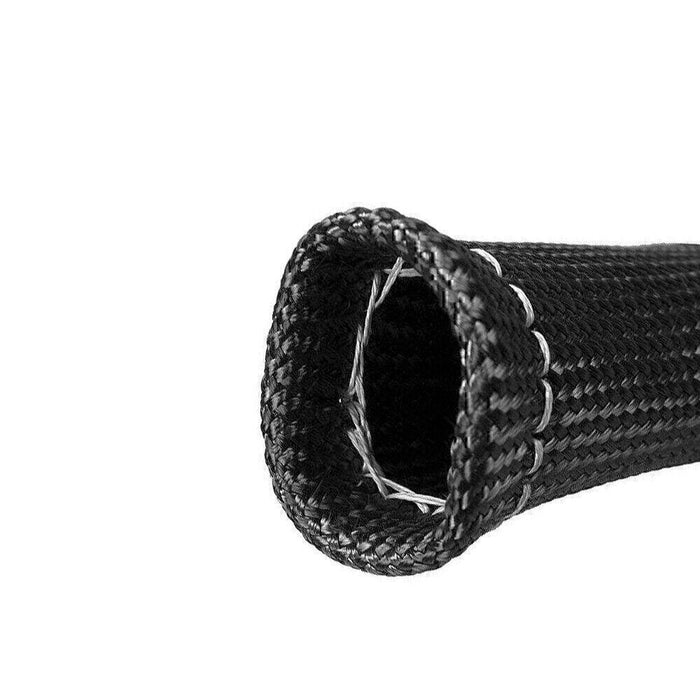 DURAFORCE 8pcs 2500° 6" Spark Plug Wire Boots Protector Sleeve Heat Shield Cover Black