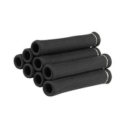 DURAFORCE 8pcs 2500° 6" Spark Plug Wire Boots Protector Sleeve Heat Shield Cover Black