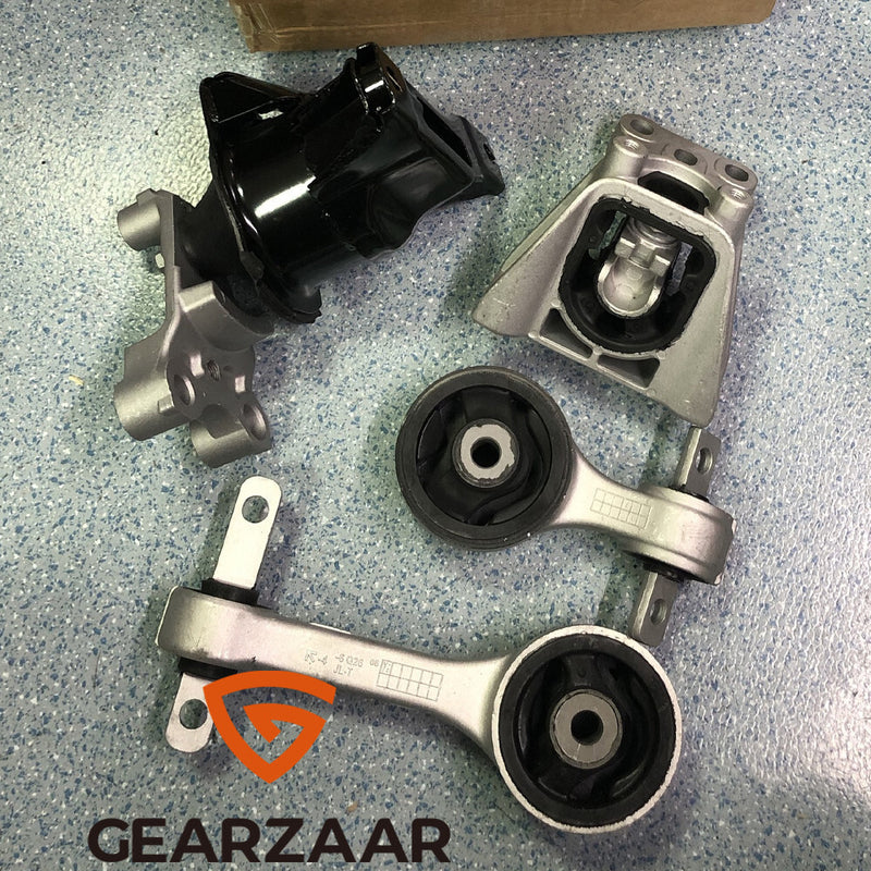 DURAFORCE 4Pcs Transmission Engine Motor Mount Fit 2006-2011 Honda Civic 1.8L For Manual
