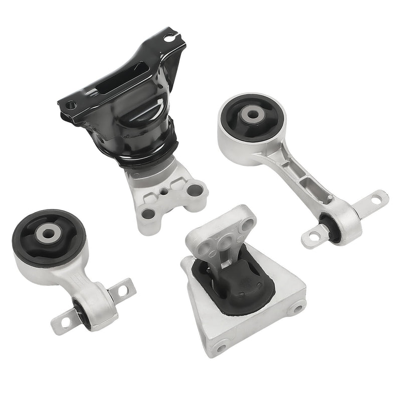 DURAFORCE 4Pcs Transmission Engine Motor Mount Fit 2006-2011 Honda Civic 1.8L For Manual