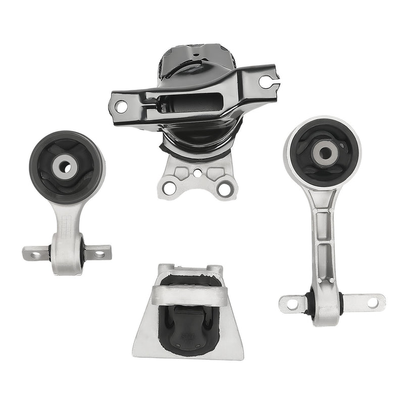 DURAFORCE 4Pcs Transmission Engine Motor Mount Fit 2006-2011 Honda Civic 1.8L For Manual