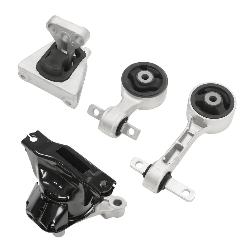 DURAFORCE 4Pcs Transmission Engine Motor Mount Fit 2006-2011 Honda Civic 1.8L For Manual