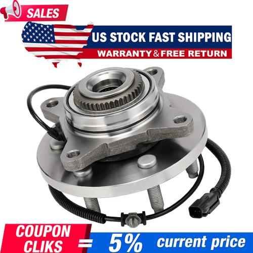 DURAFORCE 515142 Front Wheel Bearing Hub for 4WD 2011 2012 2013 14 Ford F-150 | 6 Lugs US