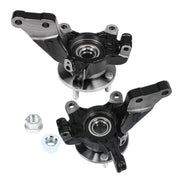 DURAFORCE Pair Front L +R Wheel Bearing Hub Knuckle Assembly for 2013-19 Nissan Versa 1.6L