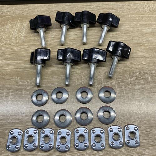 DURAFORCE For Jeep Wrangler Easy On Off Hard Top Fasteners Nuts Bolts for YJ TJ Universal!