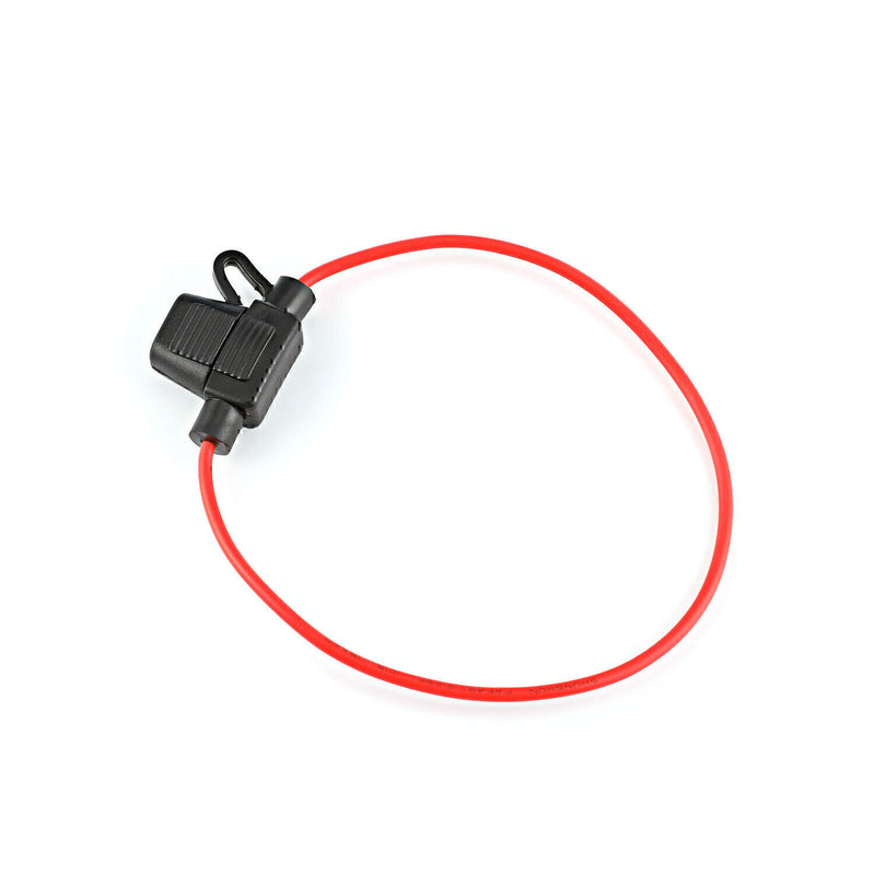 DURAFORCE 5 PACK 18 GAUGE ATC FUSE HOLDER IN-LINE AWG WIRE COPPER 12 VOLT POWER BLADE