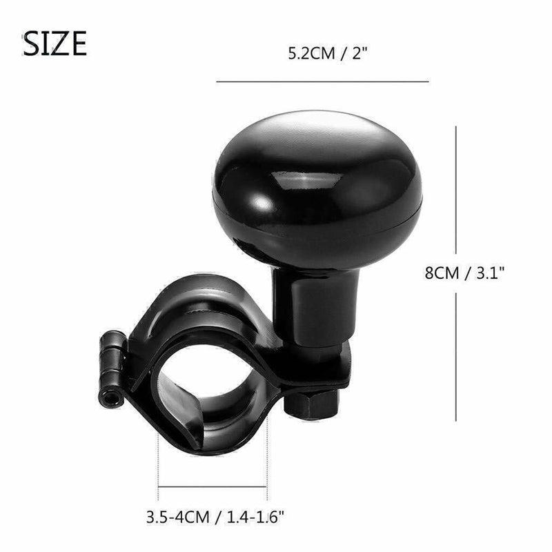 DURAFORCE Car Steering Wheel Aid Knob Spinner Handle Suicide Power Ball Turning Universal