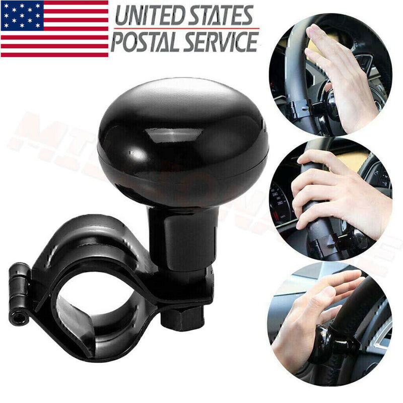 DURAFORCE Car Steering Wheel Aid Knob Spinner Handle Suicide Power Ball Turning Universal
