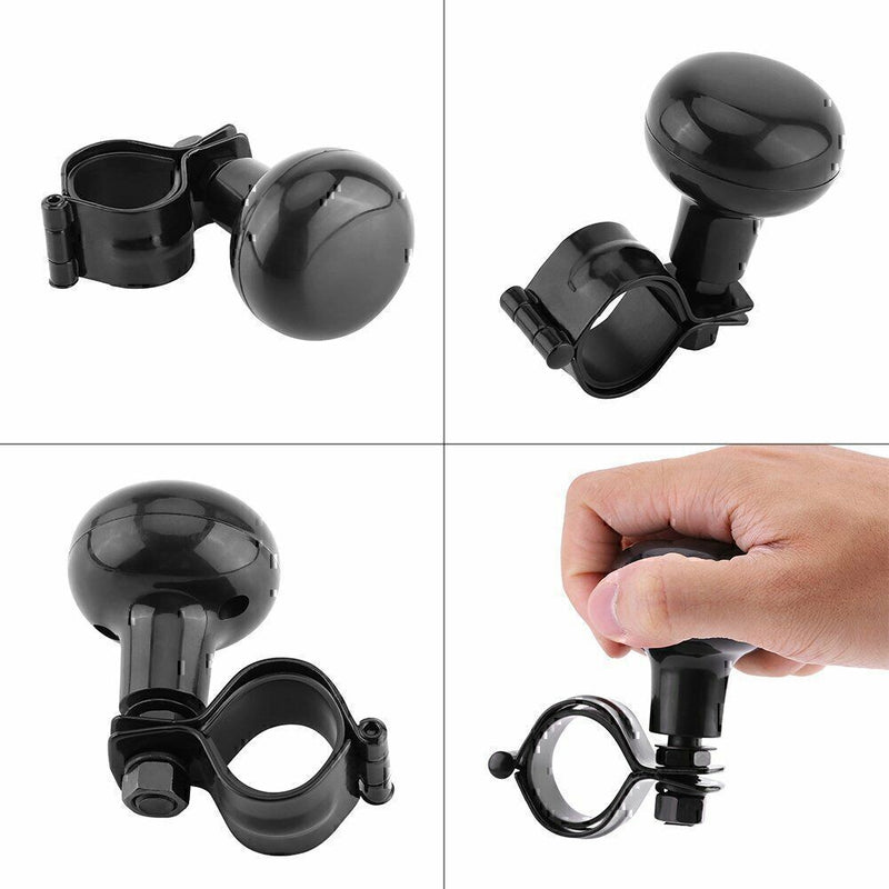 DURAFORCE Car Steering Wheel Aid Knob Spinner Handle Suicide Power Ball Turning Universal