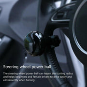 DURAFORCE Car Steering Wheel Aid Knob Spinner Handle Suicide Power Ball Turning Universal