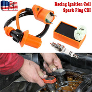 DURAFORCE For GY6 50cc -150cc ATV SCOOTER MOPED RACING AC CDI BOX IGNITION COIL SPARK PLU!