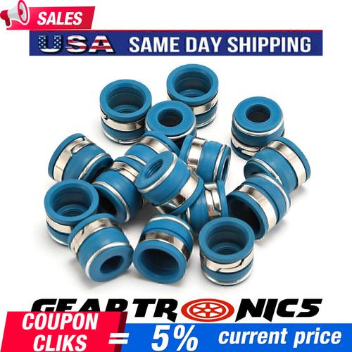DURAFORCE SBC Chevy Chevrolet Small Block Performance VITON Valve Stem Seal Set of 16