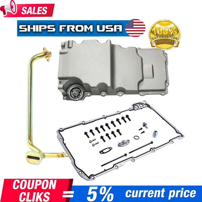 DURAFORCE LS Engine LOW PROFILE Oil Pan Retro For LS1 LS2 LS3 6.2 6.0 5.3,4.8 F-Body 82-92