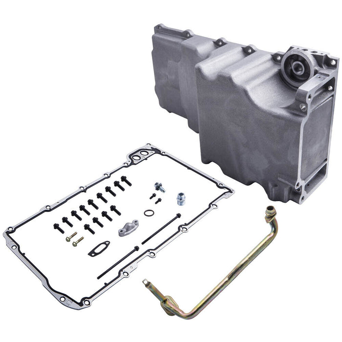 DURAFORCE LS Engine LOW PROFILE Oil Pan Retro For LS1 LS2 LS3 6.2 6.0 5.3,4.8 F-Body 82-92