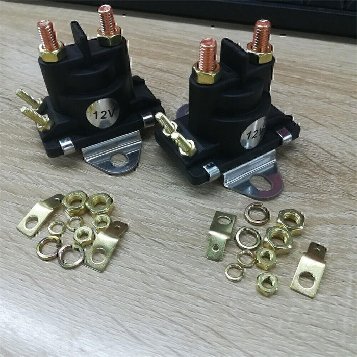 DURAFORCE 2 PACK New Marine Starter Tilt /Trim Relay Solenoid For MerCruiser 89-96158T 12V