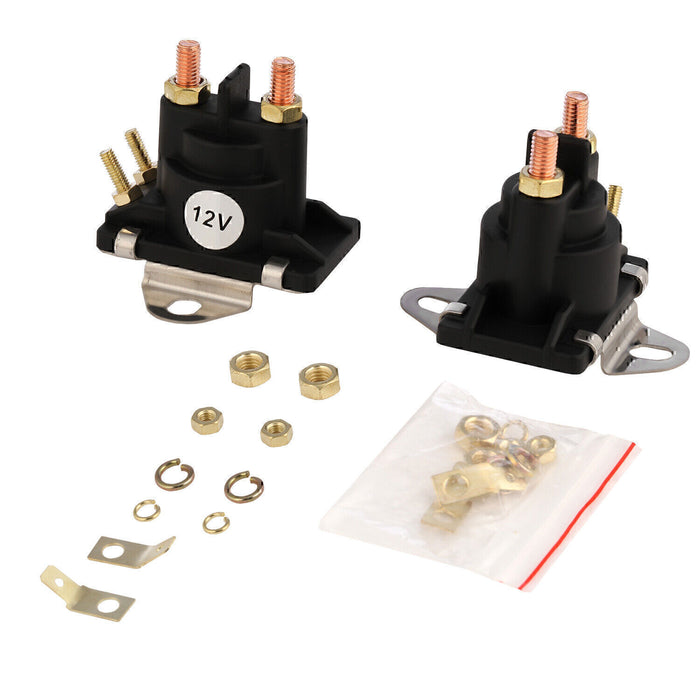 DURAFORCE 2 PACK New Marine Starter Tilt /Trim Relay Solenoid For MerCruiser 89-96158T 12V