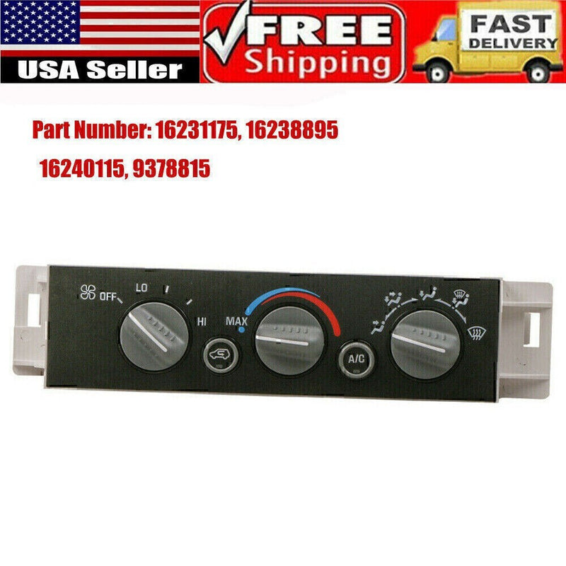 DURAFORCE Heater A/C Control Panel Switch Unit Fit for 1996-2000 Chevrolet GMC C1500 K1500