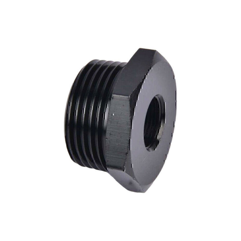 DURAFORCE 3x Black 1/2-28 to 3/4-16, 13/16-16, 3/4 NPT Thread Oil Filter Adapters Set