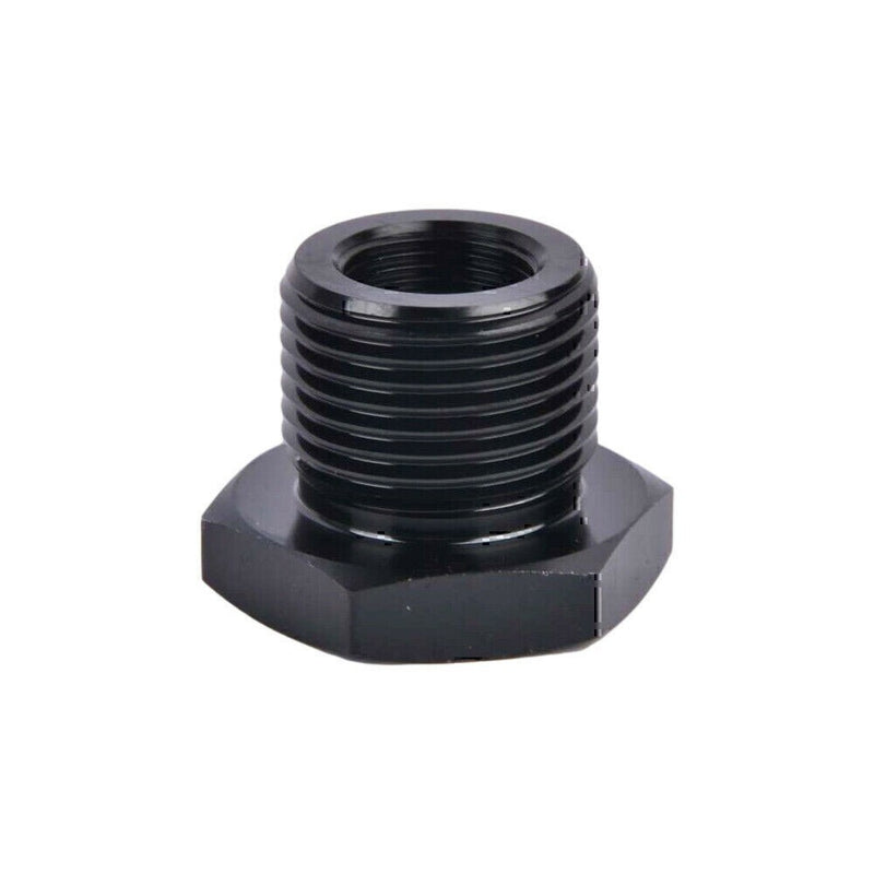 DURAFORCE 3x Black 1/2-28 to 3/4-16, 13/16-16, 3/4 NPT Thread Oil Filter Adapters Set