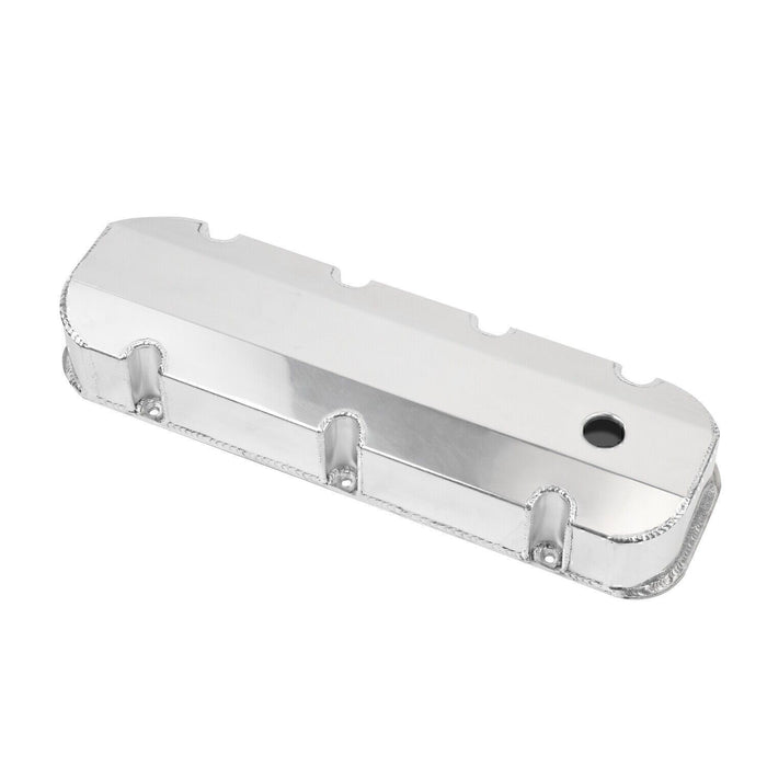 DURAFORCE Aluminum Fabricated Valve Cover for Big Block Chevy BBC 396 454 w/ Breather Hole