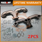 DURAFORCE Smoothie Rams Horn Exhaust Manifolds Small Block For Chevy SBC 283 305 327 /350