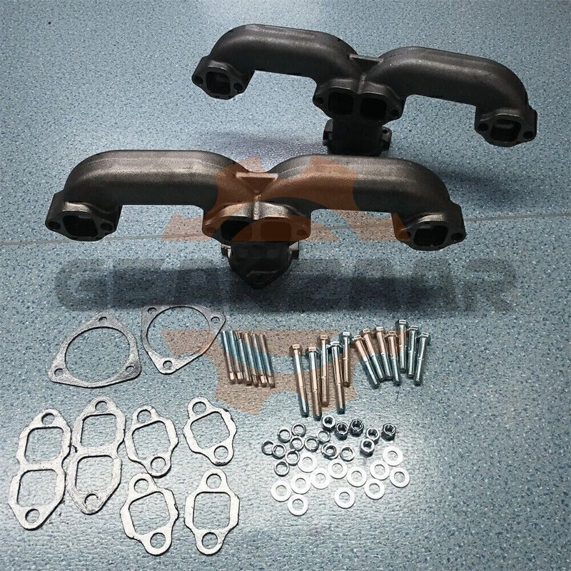 DURAFORCE Smoothie Rams Horn Exhaust Manifolds Small Block For Chevy SBC 283 305 327 /350