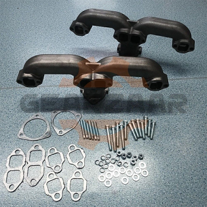 DURAFORCE Smoothie Rams Horn Exhaust Manifolds Small Block For Chevy SBC 283 305 327 /350