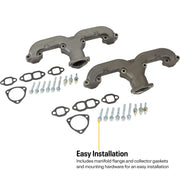 DURAFORCE Smoothie Rams Horn Exhaust Manifolds Small Block For Chevy SBC 283 305 327 /350
