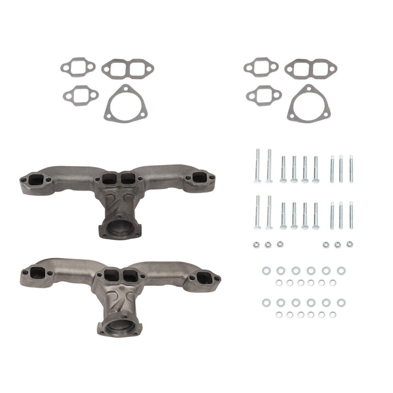DURAFORCE Smoothie Rams Horn Exhaust Manifolds Small Block For Chevy SBC 283 305 327 /350