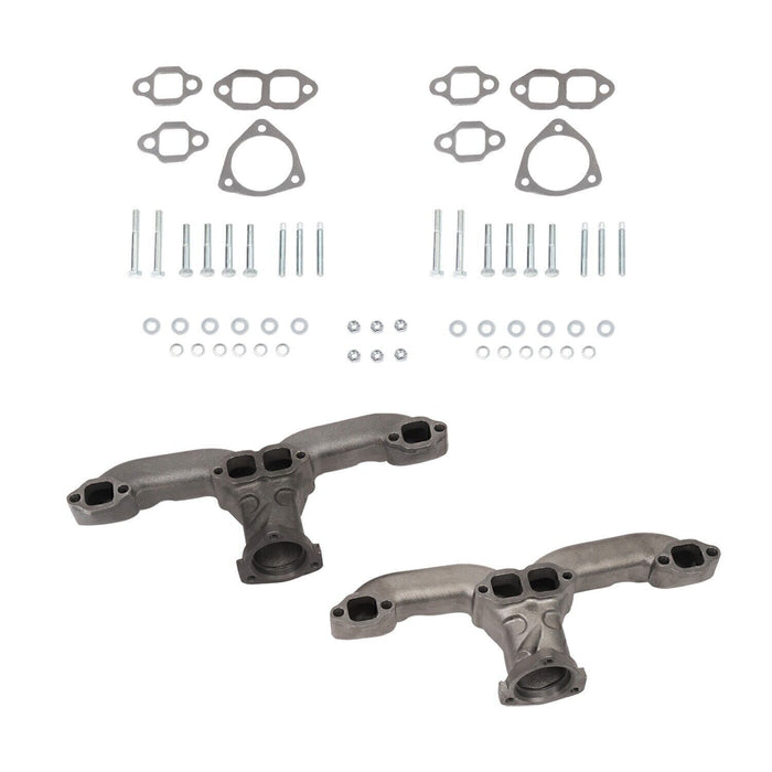 DURAFORCE Smoothie Rams Horn Exhaust Manifolds Small Block For Chevy SBC 283 305 327 /350