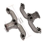 DURAFORCE Smoothie Rams Horn Exhaust Manifolds Small Block For Chevy SBC 283 305 327 /350