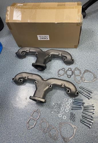 DURAFORCE Smoothie Rams Horn Exhaust Manifolds Small Block For Chevy SBC 283 305 327 /350