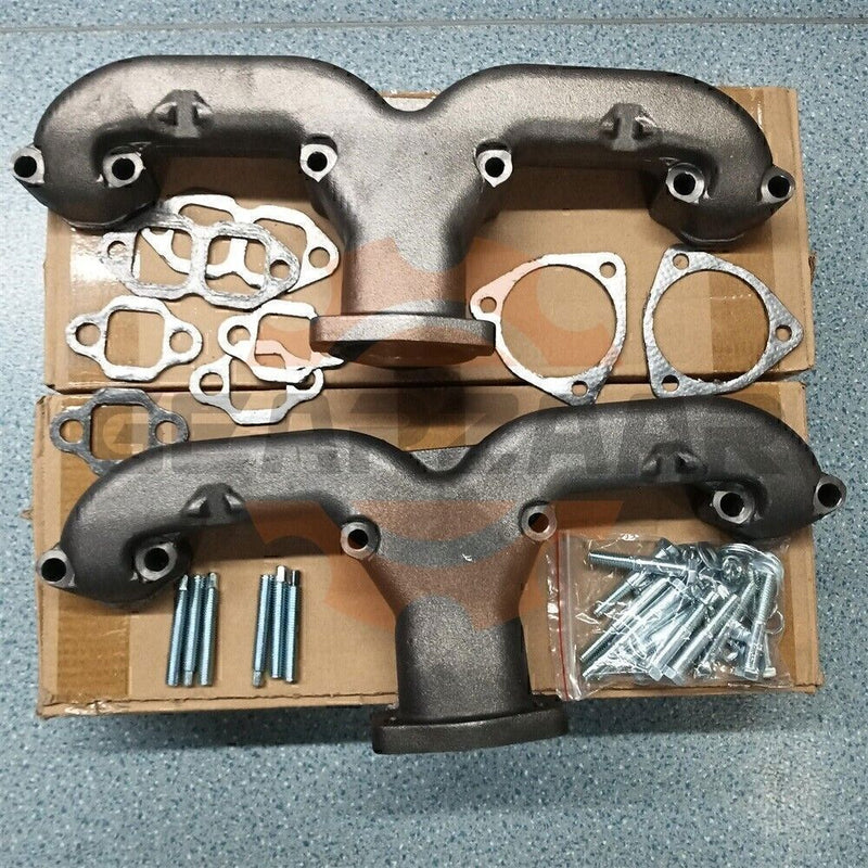 DURAFORCE Smoothie Rams Horn Exhaust Manifolds Small Block For Chevy SBC 283 305 327 /350